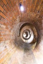 Old sewers in Polish city ÃÂodz. Brick construction